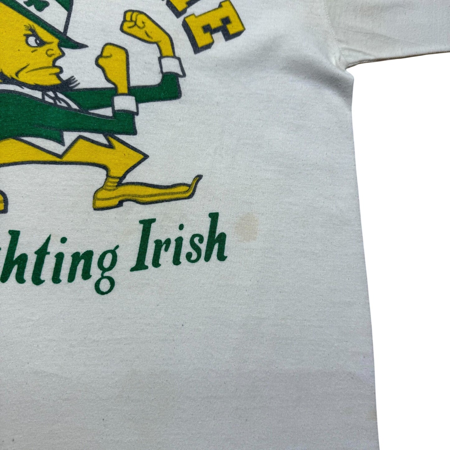 Vintage 70s Champion University of Notre Dame Fighting Irish T-Shirt - Medium