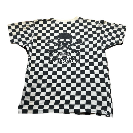Vintage 70s 80s London LA ROCKA Anonimato Punk Grunge Skull Shirt Size Medium