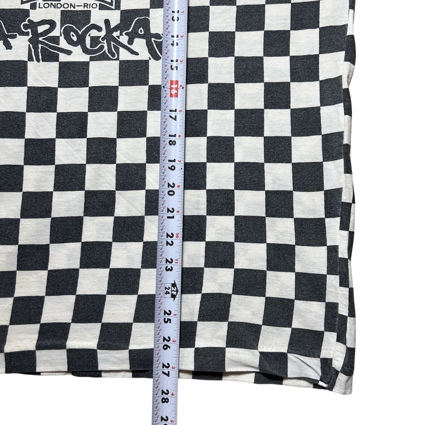 Vintage 70s 80s London LA ROCKA Anonimato Punk Grunge Skull Shirt Size Medium